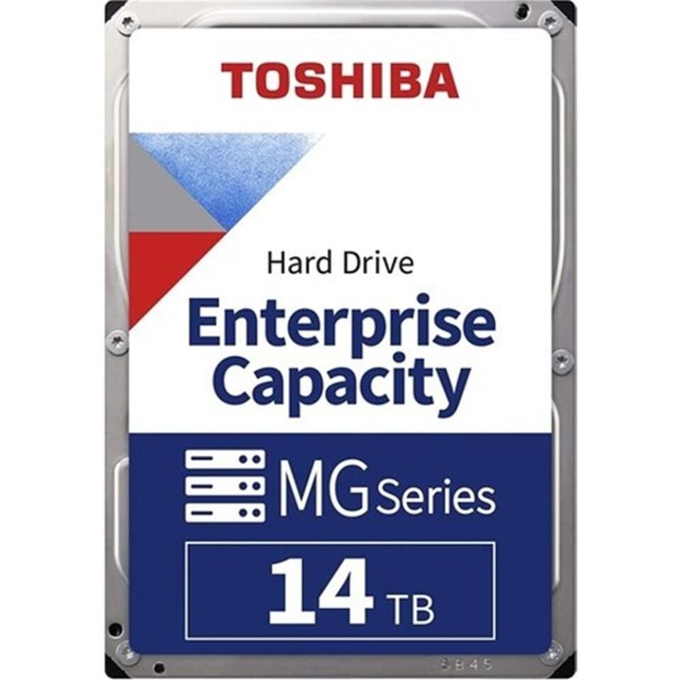 Toshiba 14TB MG11ACA14TE-V 7200RPM 3.5'' 256MB 6.0gb-s 7-24 Güvenlik Enterprise Sabit Disk