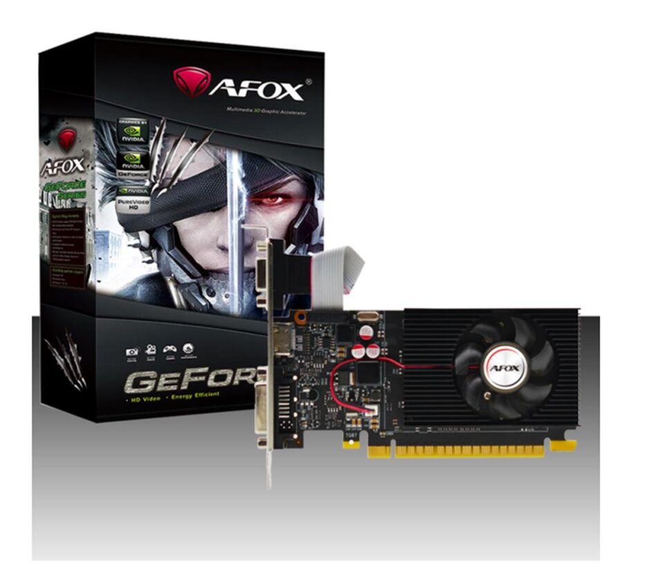 Afox Geforce GT730 4gb Ddr3 128bit AF730-4096D3L3 DVI HDMI VGA LP Single Fan Retail Pack Ekran Kartı