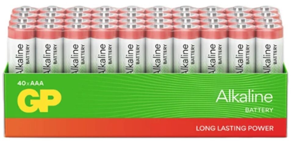 GP G-Tech LR6 AA Boy Red Alkalin Kalem Pil 40'lı Paket GP15ARETA21-2GST40