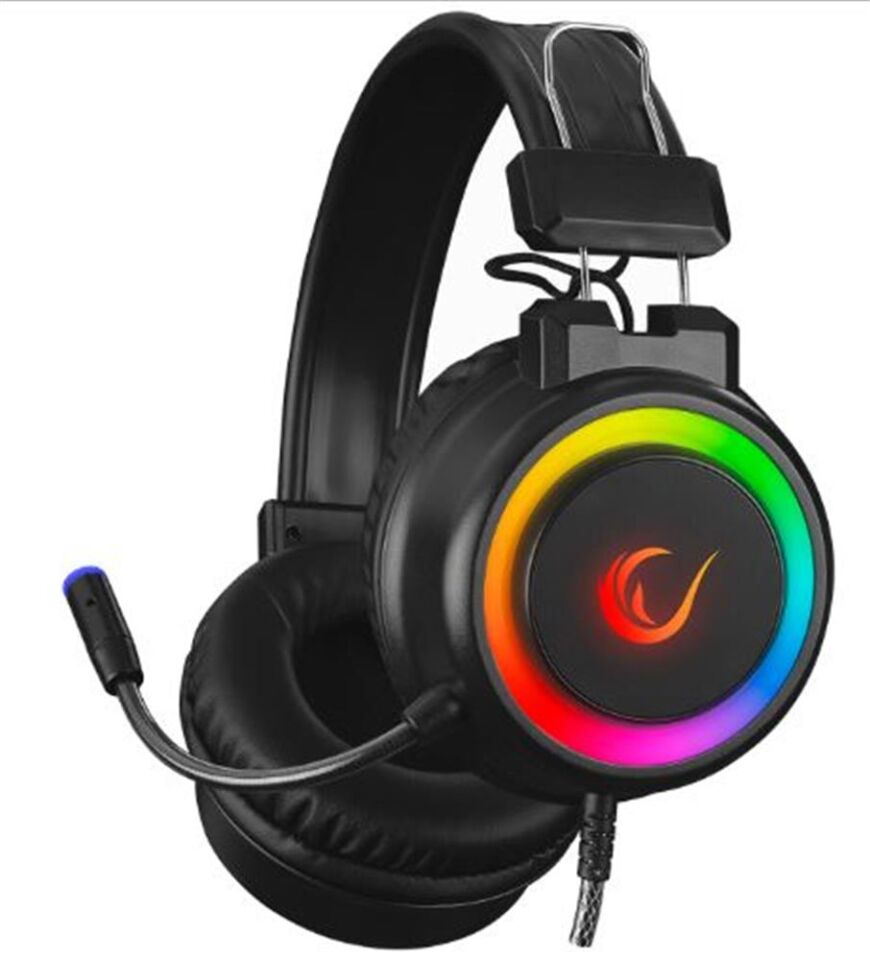 Rampage SN-R10 ALQUIST Siyah 3,5mm RGB Gaming Oyuncu Mikrofonlu Kulaklık