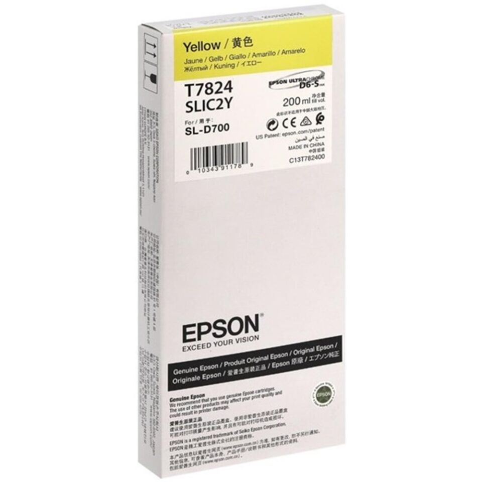 EPSON SURELAB SL-D700 YELLOW MÜREKKEP C13T78240N