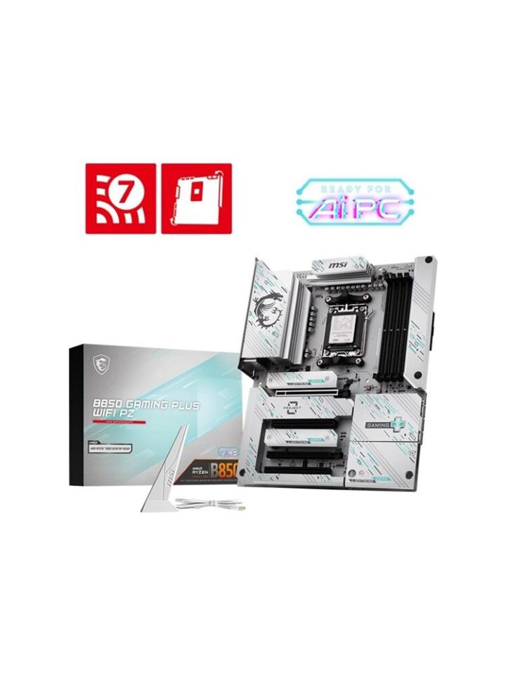 Msı MAG B850 GAMING PLUS MAX WIFI AM5 DDR5 8200MHZ(OC) DP 3x M.2 USB 5G LAN WI-FI 7 ATX Anakart