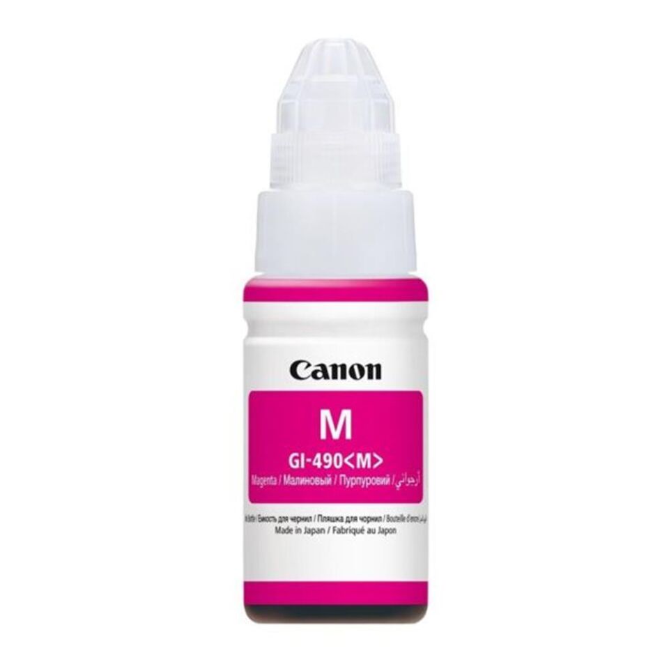 Canon GI-490M Magenta Kırmızı Şişe Mürekkep G1411-2411-3411-4411