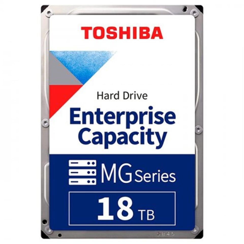 Toshiba 18TB 3.5'' MG11ACA18TE-V AI SATA 3.0 7200 RPM 7-24 Güvenlik-ENT Harddisk