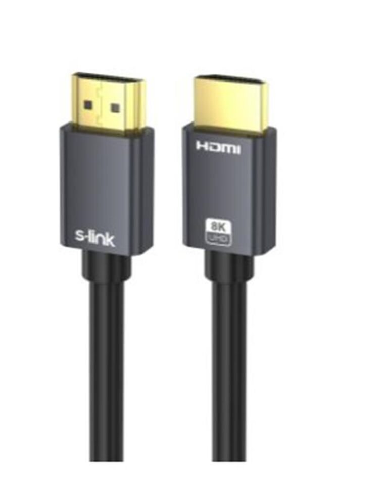 S-link SL-HM8K080 HDMI TO HDMI 80m v2.1 8K60 HZ 4K 120HZ Fiber Kablo
